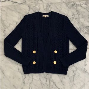 Maje cable knit cardigan